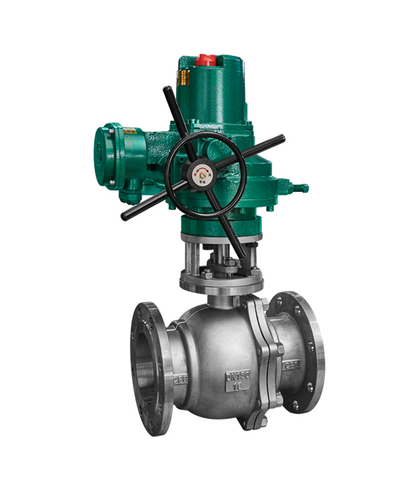 國標(biāo)電動法蘭浮動球閥